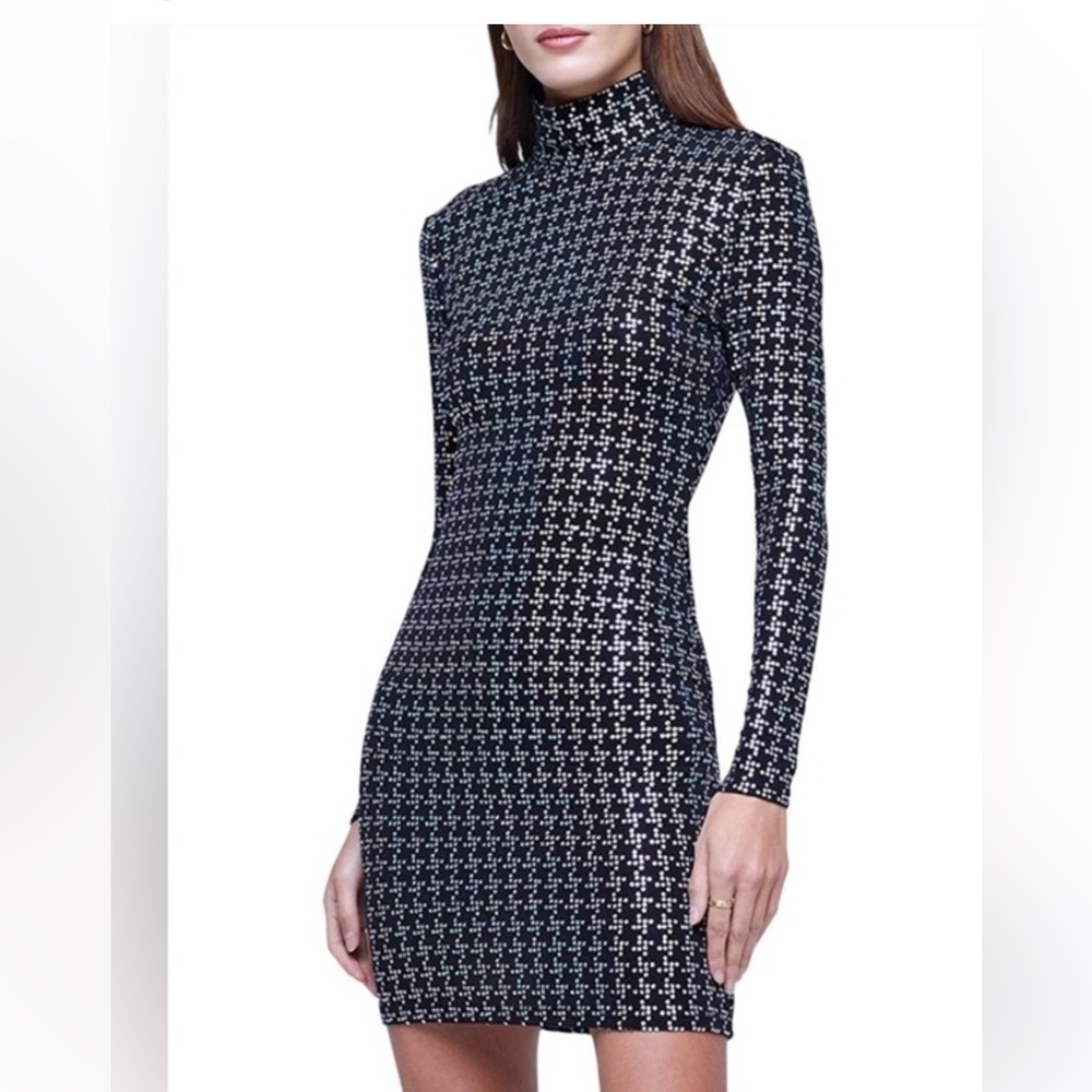 L’Agence  Black and silver  Dress